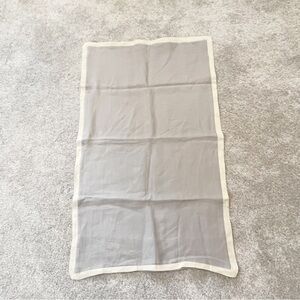 HARBOR HOUSE 100% Linen Gray Beige Bordered Replacement King Pillow Sham 22”X38”